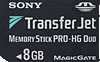 sonytransferjetmemorystick8gb